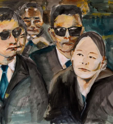 bij de winterspelen in zuid Korea